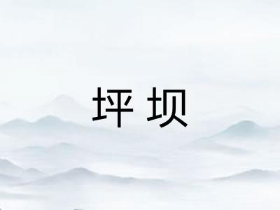 坪坝 坪坝