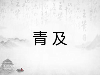青及 青及