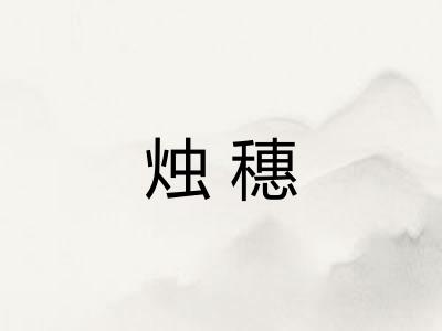 烛穗 烛穗