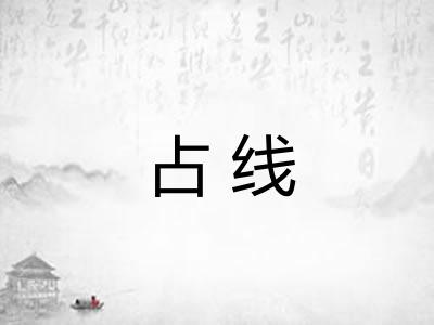 占线 占线