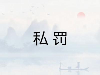 私罚