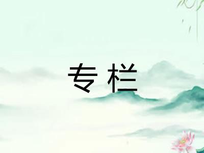 专栏 专栏