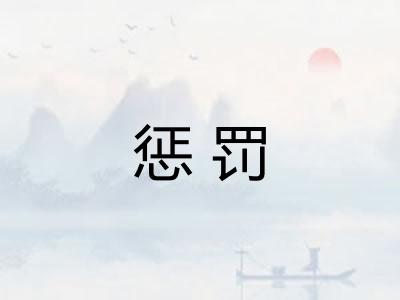 惩罚 惩罚