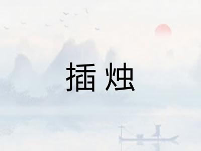 插烛 插烛