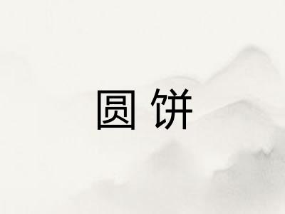圆饼 圆饼