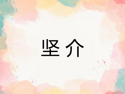 坚介 坚介