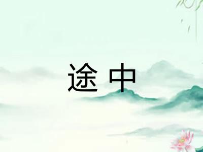 途中 途中