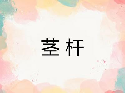 茎杆 茎杆