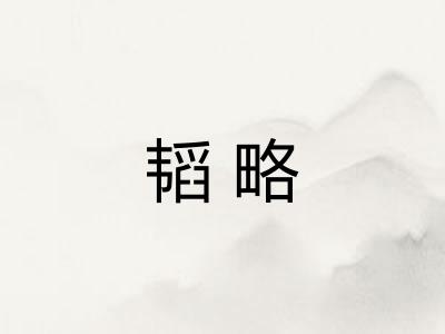 韬略