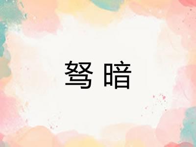 驽暗 驽暗
