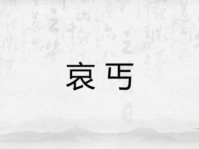 哀丐