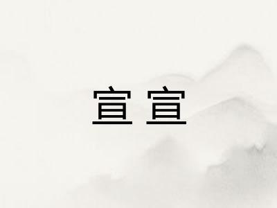 宣宣
