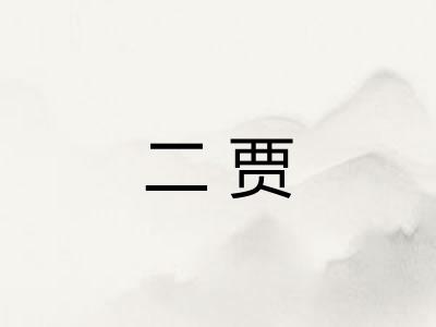 二贾 二贾