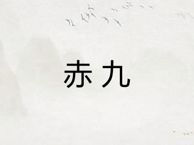 赤九