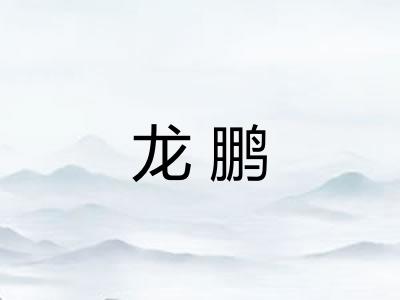 龙鹏 龙鹏