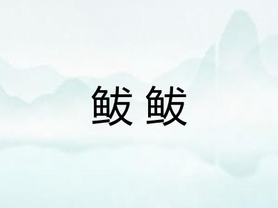 鲅鲅 鲅鲅