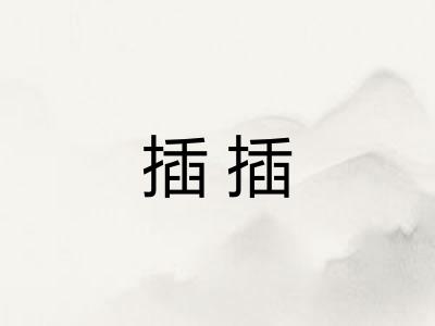 插插