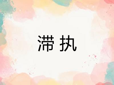 滞执 滞执