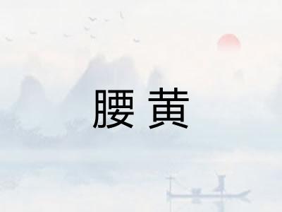 腰黄 腰黄