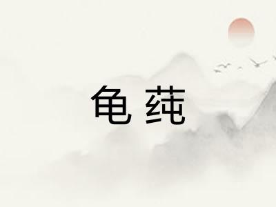 龟莼