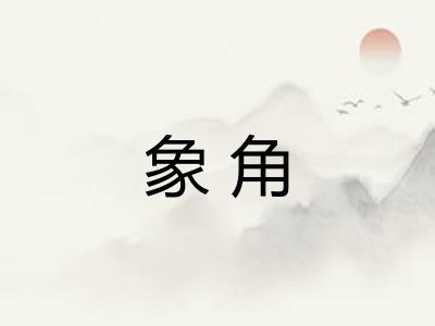 象角 象角