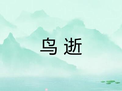 鸟逝