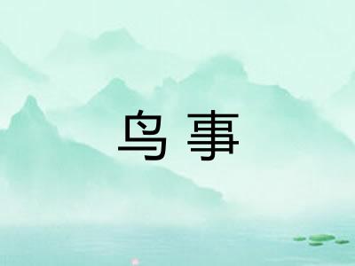 鸟事