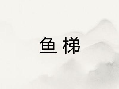 鱼梯 鱼梯