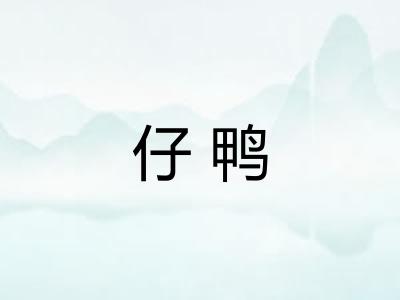 仔鸭 仔鸭