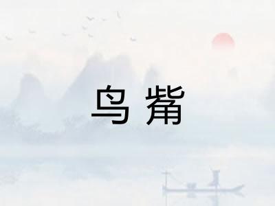鸟觜 鸟觜