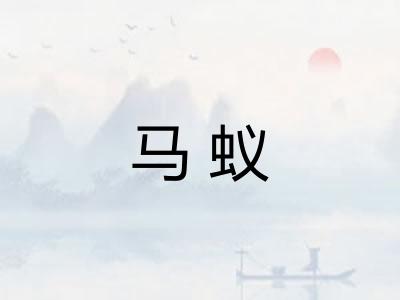 马蚁 马蚁