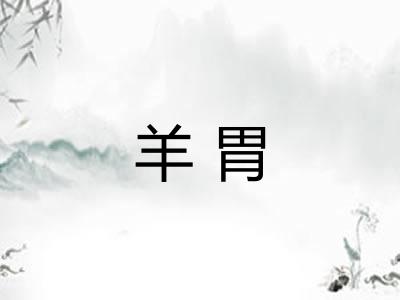 羊胃 羊胃