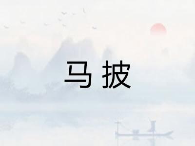 马披