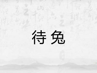 待兔 待兔