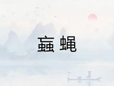 蝱蝇 蝱蝇