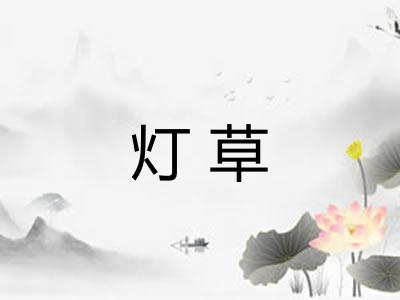 灯草 灯草