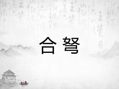 合弩 合弩