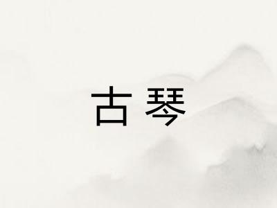 古琴 古琴
