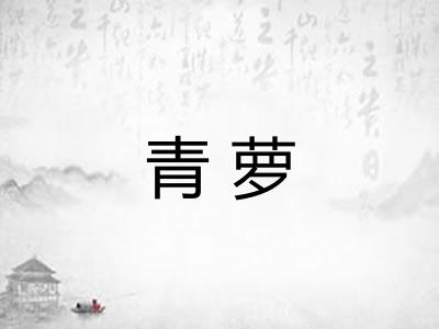 青萝 青萝