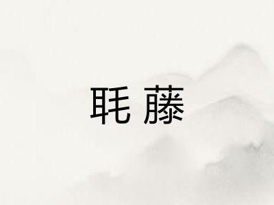 毦藤 毦藤