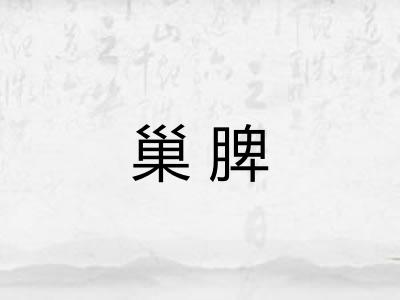 巢脾 巢脾