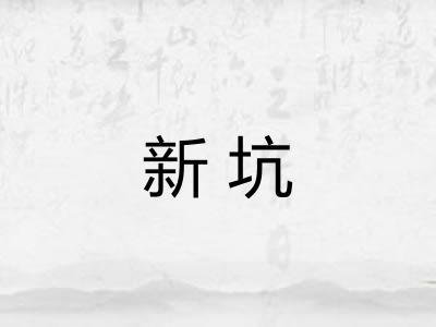 新坑 新坑