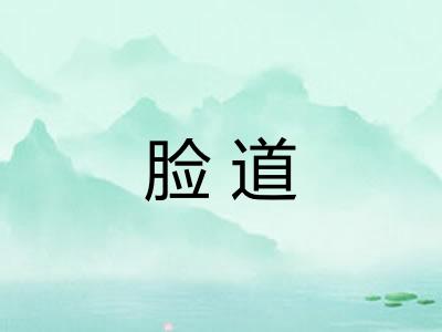脸道 脸道