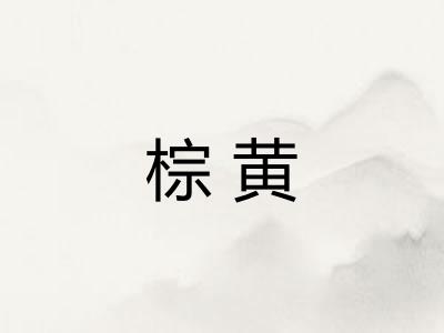 棕黄 棕黄