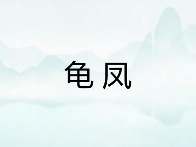 龟凤 龟凤