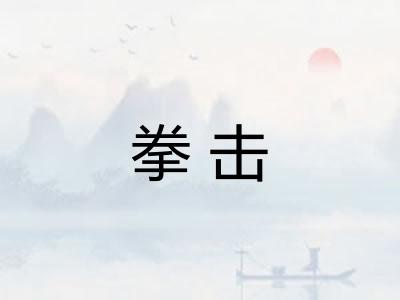 拳击 拳击