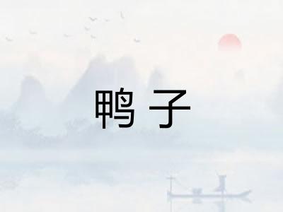 鸭子 鸭子