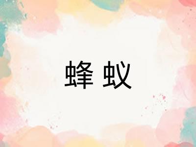 蜂蚁 蜂蚁