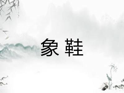 象鞋 象鞋