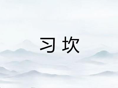 习坎 习坎